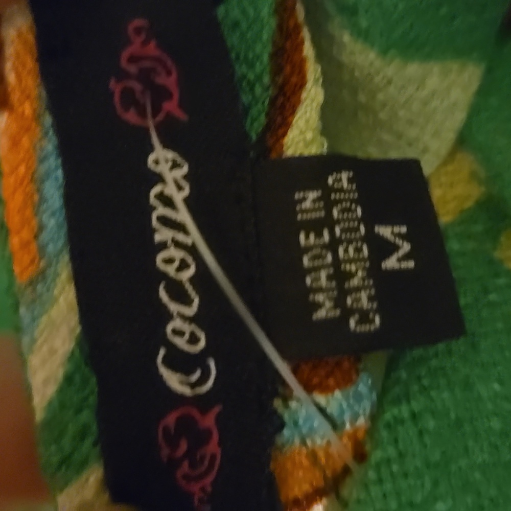 Cocomo Green Floral Mini Dress in Size Medium - Picture 7 of 8